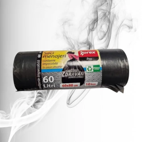Zorex Pro Saci Menajeri Negri 60L/10buc /25